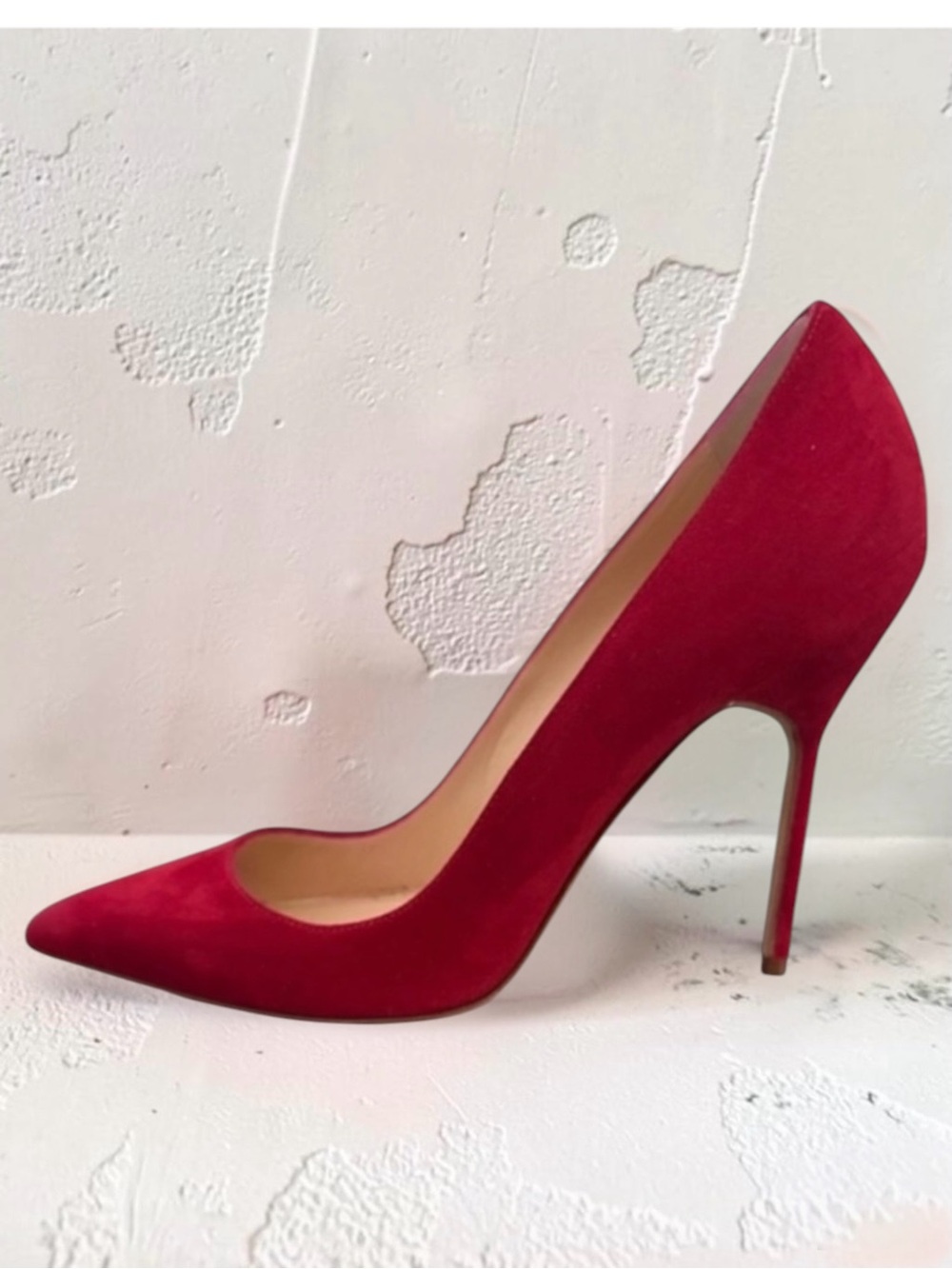 Manolo Blahnik BB 105mm Suede Pumps
Blue 38 Red 38.5